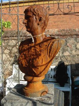 Massive bust or Roman Emperor AUGUSTUS